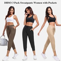 Pantalones Deportivos Capri Personalizados para Mujer, Corte Ajustado, Ligeros, Elásticos en Cuatro Direcciones, Spandex/Poliéster