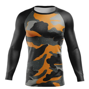 Customize Your Own Logo Sublimated Full Sleeve Rash Guard MMA Rash Guard BJJ Rash Guard <b>Compression</b> <b>Shirt</b> MMA Rashguard <b>for</b> <b>Men</b> - Product Image 3