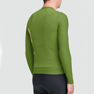 Jersey de Ciclismo de Manga Larga, Compresión Ligera, Transpirable, de Secado Rápido, Personalizable al por Mayor, para Hombre y Mujer - Product Image 2