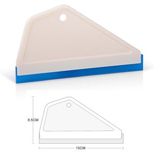Set di 4 Raschietti Bianchi per Auto, Casa, Cucina, Bagno, Doccia, Finestre e Specchi con Lame in Silicone Blu - Product Image 2