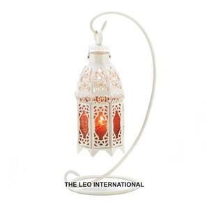Farol de Hierro de Alta Calidad, Estilo Popular para Decoración del Hogar, Farol de Metal Clásico para Velas, Portavelas Único de Concreto - Product Image 2