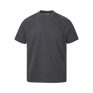 เสื้อยืดคอกลมผ้าคอตตอนผสมสแปนเด็กซ์คุณภาพสูง 280 กรัม สำหรับผู้ชาย ไซส์ใหญ่  ชุดลำลองผู้ชาย เสื้อยืดเรียบง่าย - Product Image 3