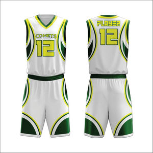 Uniforme de Baloncesto Personalizado 2026 con Nombre del Equipo, Diseño sin Mangas Transpirable de Verano, Sublimación de Alta Calidad - Product Image 3