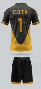 Tenues de football personnalisées professionnelles pour enfants, personnalisables avec logo, nom et numéro, toutes tailles, choisissez vos couleurs, kit d'équipe - Product Image 2