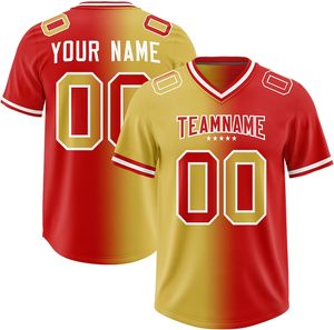 Jersey Profesional de Fútbol Americano, Tela Interlock, Transferencia Térmica, Nombre y Número del Equipo Personalizados, Proveedor de Fábrica OEM, Uniforme - Product Image 2