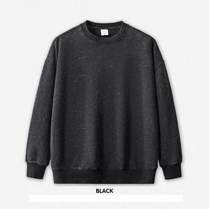 เสื้อสเวตเชิ้ตผู้ชายผ้าฝ้ายคุณภาพสูงสั่งทำพิเศษ ระบายอากาศได้ดี แห้งเร็ว ทรงโอเวอร์ไซส์ หนานุ่ม - Product Image 2