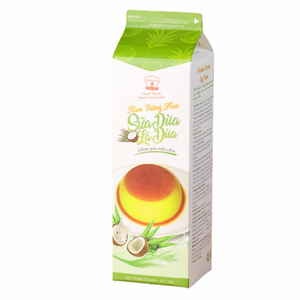 Crema No Láctea HALAL al por Mayor para Envío Global, OEM/ODM, Crema de Huevo de Coco Pandan para Panadería, Crema de Huevo sin Cocinar 1KG, Precio Especial - Product Image 1