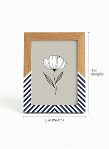 Wood Grain Vertical Photo <b>Frame</b> 24x36 Inch Minimalist Design Glossy Finish Tabletop Display for Home Decor and Gifts - Product Image 4