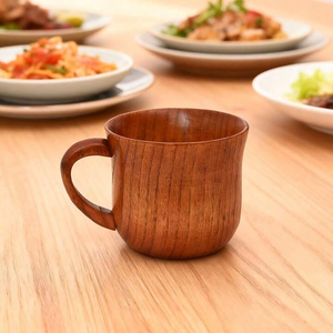 แก้วน้ำชาไม้เนื้อแข็ง ดีไซน์โดดเด่น ใช้ในบ้าน โรงแรม ร้านอาหาร ราคาประหยัด - Product Image 1