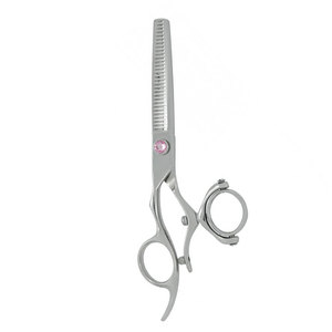 <b>Barber</b> Tools Silver Color Professional Hair Thinning Scissors Sharp <b>Blade</b> Tip Stainless Steel Salon Hairdressing Shears - Product Image 5
