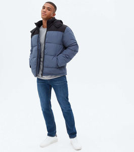 OARH INT INDUSTRY <b>Men's</b> Waterproof Windproof Breathable Eco-Friendly Puffer <b>Jacket</b> Hood Zipper Closure 100% Polyester Winter - Product Image 4