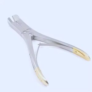 คีมตัดกระดูกสแตนเลสเกรดทางการแพทย์ แบบสปริง พร้อมด้ามจับชุบทอง - Product Image 3