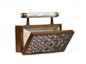 Elegante Bolso de Madera con Incrustaciones de Nácar de Primera Calidad, con Acabado Pulido Suave, para Novias, Recepciones de Boda, Festivales - Product Image 4