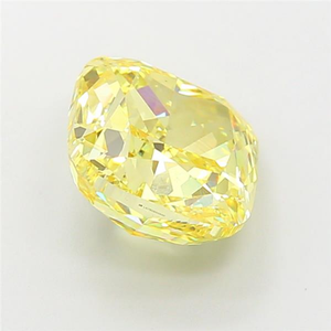 Diamant de laboratoire jaune vif exclusif et luxueux, 4,60 carats, VS1, taille excellente, certifié IGI, pour joaillerie fine. - Product Image 4