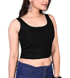 Meilleure vente estivale : Débardeur à fines bretelles pour femmes, coupe ajustée, style crop top, pour adolescentes et femmes, de haute qualité, basique mais au look élégant - Product Image 2