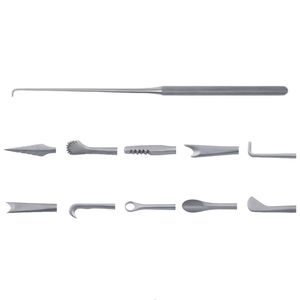 Couteau chirurgical d'arthroscopie médicale, curette en forme de coupelle, en acier inoxydable, ensemble d'instruments chirurgicaux orthopédiques - Product Image 1