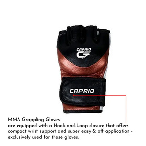 Gants de grappling à doigts ouverts de la série MMA Ron, avec logo personnalisé, OEM, marque privée, pour l'entraînement, le sparring et le combat en MMA - Product Image 4