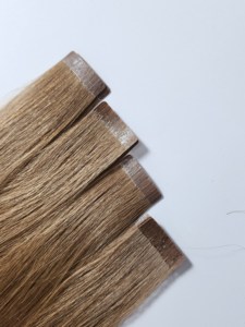Dream Hair DR04 Hanoi Vietnamese Virgin Hair <b>Bleached</b> Tape Extensions Natural Wavy/straight Super Double Drawn Perm 2-2.5g All - Product Image 4