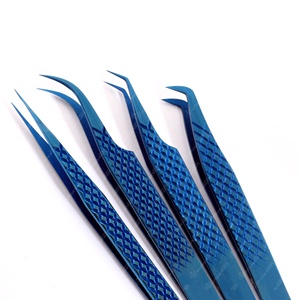 Pinzas de Color rojo de agarre fuerte, herramientas de injerto de pestañas duraderas hechas a mano, Punta puntiaguda, tamaño de 12cm para pinzas de pestañas - Product Image 3