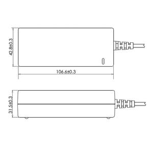 Adaptador de Corriente Médico de Escritorio de 3V 4.0A 12W con Entrada de CA C8 2xMOPP - Product Image 2