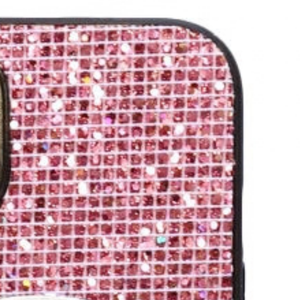 เคสโทรศัพท์ iPhone สีชมพู ประดับคริสตัลหรูหรา ป้องกันรอยขีดข่วน ดีไซน์ทันสมัย - Product Image 5