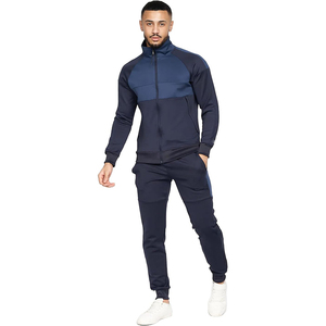 Conjunto Deportivo Azul Marino Premium para Hombre, Venta al Por Mayor, Ecológico, 100% Algodón, Corte Regular, para Entrenamiento Deportivo - Product Image 1