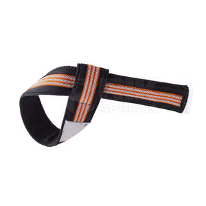 Sangles de musculation en coton OEM, sangles de levage de haute qualité, sangles de poignet pour la musculation en salle de sport, logo personnalisé - Product Image 2
