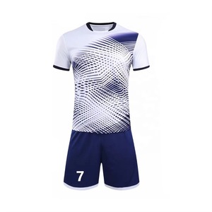 Conjuntos de Uniformes de Fútbol Unisex, Camisetas Personalizadas, Kits de Fútbol con Nombre y Números del Equipo Personalizados, Secado Rápido, 100% Poliéster, Proveedor de Pakistán - Product Image 6