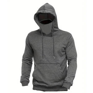 Sudadera Deportiva con Capucha, Moderna y Elegante, Personalizada Estilo Ninja con Logotipo Frontal, 100% Algodón Felpa, Secado Rápido, Unisex, Invierno - Product Image 1