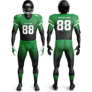 Service OEM ODM, prix de gros, fournisseur fiable, nouveaux modèles tendance, maillots et hauts de football américain en polyester grande taille - Product Image 1