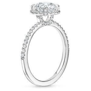 Elegant White Silver <b>Crystal</b> <b>Ring</b> for Women Bridal Wedding Engagement Anniversary Fashion Jewelry - Product Image 3