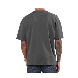 T-shirts personnalisés de haute qualité, qualité luxe, 100% coton, séchage rapide, vente en gros, poids lourd, grandes tailles, t-shirts pour hommes - Product Image 3