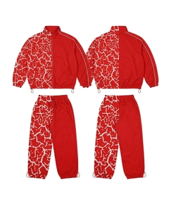 Muestra Disponible: Conjunto de Chándal Impermeable con Capucha y Estampado para Invierno - Malla Transpirable - Cintura Elástica - Fabricante B2B - Product Image 3