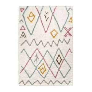 Hot Sale Hand Tufted Geometric Area <b>Rug</b> Wool Acrylic Plush Bohemian Style Rectangle Living Room Decorative Floor Covering - Product Image 1