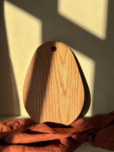 Eco Stylish Solid Oak Acacia Wood Chopping <b>Board</b> Customizable Fruit <b>Cake</b> Stand Kitchen Home Dishwasher Safe Custom Thick - Product Image 6
