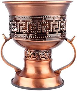 Brûleur d'encens élégant en métal avec chaîne décorative pour une présentation stylée à prix de gros - Product Image 1