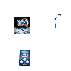 Finish Quantum Max Powerball, 96 comprimés, comprimés de détergent pour lave-vaisselle, nettoyage et brillance ultimes (8x12 comprimés) - Product Image 1