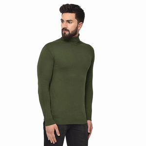 Pull à col haut à manches longues pour homme, fournisseur de marque privée OEM, pull personnalisé, pull OEM, pull pour l'automne - Product Image 3