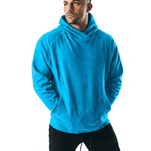 Sudadera con Capucha Extra Grande para Hombre, de Forro Polar, Color Sólido, Informal, Transpirable, Corte Regular, para Otoño - Product Image 5