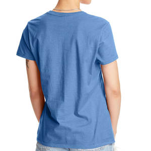 ผู้ผลิตเสื้อผ้าชั้นนำ เสื้อยืดผู้หญิงแบบสั่งทำ เสื้อผ้าผู้หญิง เสื้อยืดโพลีเอสเตอร์ เสื้อยืดเรียบง่ายสำหรับฤดูร้อน ปี 2026 - Product Image 2