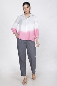 Camisa Casual de Algodón para Mujer, de Alta Demanda, para Uso en Exteriores, Estilo Vintage Ecológico, Disponible a Precio de Mayoreo desde India - Product Image 5