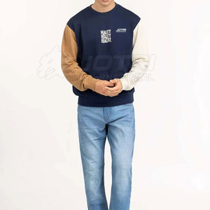Sweat-shirt tendance pour homme en coton mélangé, coupe décontractée, idéal pour les jeunes, style décontracté, sweat-shirt pour homme - Product Image 3