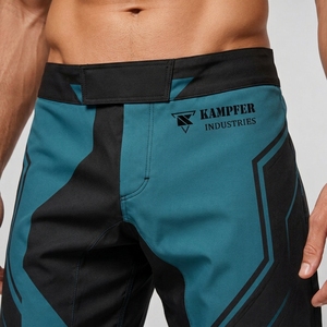 Shorts de boxe haut de gamme en polyester/nylon, tissu extensible léger, logo personnalisable sur le devant, pour l'entraînement, le sparring et la compétition - Product Image 6