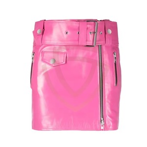 Minifalda de Cuero Casual para Mujer, Alta Calidad, Nuevo Estilo, Mejor Diseño, Precio al por Mayor, Falda de Cuero para Mujer - Product Image 1