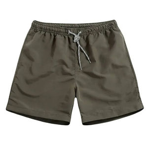 Shorts d'été décontractés pour hommes à taille élastique avec logo personnalisé, en mélange de coton léger de haute qualité - Product Image 4