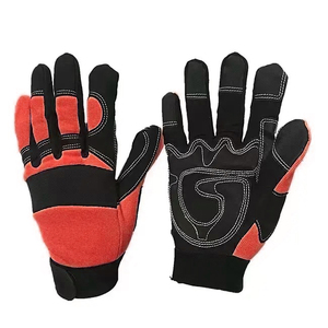 Gants de travail en caoutchouc nitrile jaune et noir, résistants aux coupures, anti-chocs, pour mécaniciens, pour l'utilisation en jardin et en atelier - Product Image 5