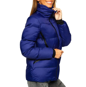 Chaqueta de Invierno Acolchada Larga de Punto Personalizada OEM de Alta Calidad para Mujer con Logotipo Personalizado, de Secado Rápido y Transpirable - Product Image 2