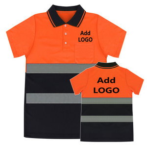 Workwear High Visibility Workers Polo <b>Shirt</b> Safety Reflective Safety & Construction Short Sleeve Security Polo T <b>Shirt</b> - Product Image 1