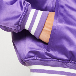 Veste universitaire en satin de baseball pour homme de haute qualité, décontractée, à manches longues, légère, tendance hiver, grandes tailles, prix raisonnable - Product Image 4