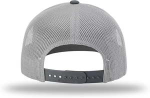 Casquette Trucker Grise Premium avec Visière Contrastante et Dos en Maille, Légère et Respirante, pour Sport et Loisirs, Logo Personnalisable - Product Image 2